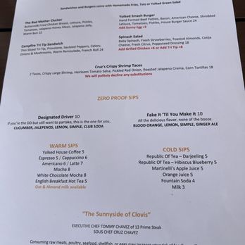 Yolked Kitchen - Menu - Breakfast & Brunch Near Me - Clovis, California Yolked Kitchen - Menu - Breakfast & Brunch Near Me - Clovis, California