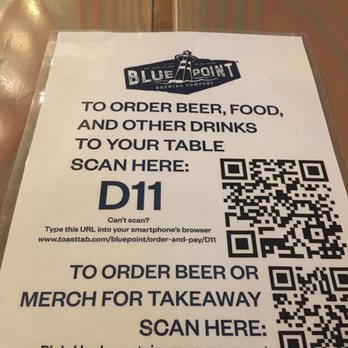 Blue Point Brewing - QR menu for inside dining and to-go orders - Brewpubs Near Me - Patchogue, New York Blue Point Brewing - QR menu for inside dining and to-go orders - Brewpubs Near Me - Patchogue, New York