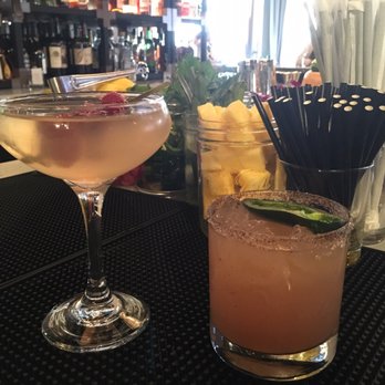 Conner's Kitchen and Bar - Raspberry Bees Knees and Pepper Paloma at the bar. - Bars Near Me - Fort Wayne, Indiana Conner's Kitchen and Bar - Raspberry Bees Knees and Pepper Paloma at the bar. - Bars Near Me - Fort Wayne, Indiana