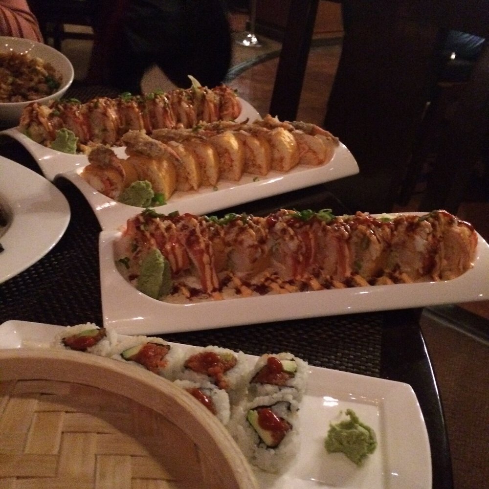 Tien - 2 Super crunchy roll, crunchy crab delight roll and spicy tuna - Sushi Bars Near Me - Biloxi, Mississippi Tien - 2 Super crunchy roll, crunchy crab delight roll and spicy tuna - Sushi Bars Near Me - Biloxi, Mississippi
