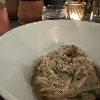 Emmer & Rye - Blue Beard Durum Spaghetti 'Cacio E Pepe' - Tapas/Small Plates Near Me - Austin, Texas