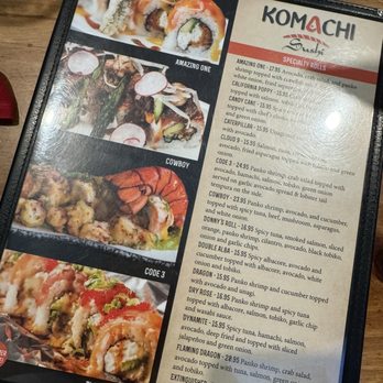 Komachi Sushi - Menu - Japanese Near Me - Lodi, California Komachi Sushi - Menu - Japanese Near Me - Lodi, California
