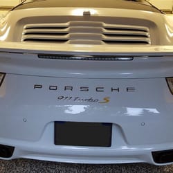 Bumper Plugs Com - Speed Yellow 'S' emblem for Porsche 911 Turbo S