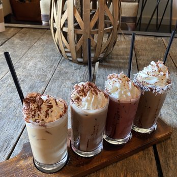 Stompin' Grounds Coffee House - Chocolate lovers coffee flight - Coffee & Tea Near Me - Hendersonville, Tennessee Stompin' Grounds Coffee House - Chocolate lovers coffee flight - Coffee & Tea Near Me - Hendersonville, Tennessee