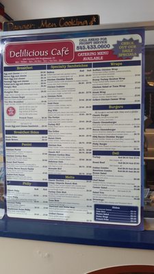 Menu photo 6 Delilicious Cafe Poughkeepsie, NY