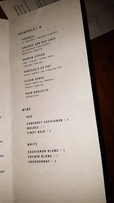 Menu photo 6 Ruin Salt Lake City, UT
