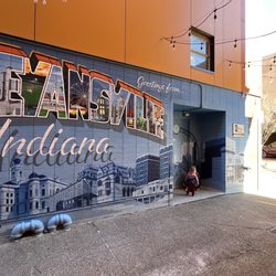 Greetings From Evansville Interactive Mural