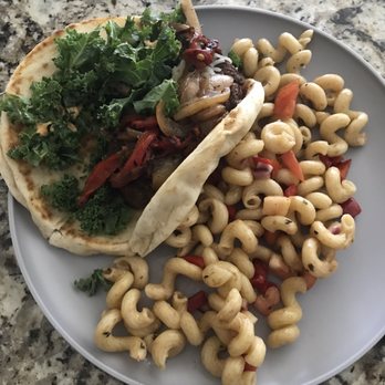 Sprouts Cafe - Lunch Special: Beyond Meat Pita with Balsamic pasta salad - Juice Bars & Smoothies Near Me - Gastonia, North Carolina