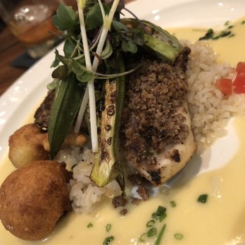 Soco Thornton Park - Pecan Crusted Salmon - Southern Near Me - Orlando, Florida
