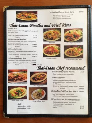Menu photo 7 Thai-Isaan Tsawwassen, BC