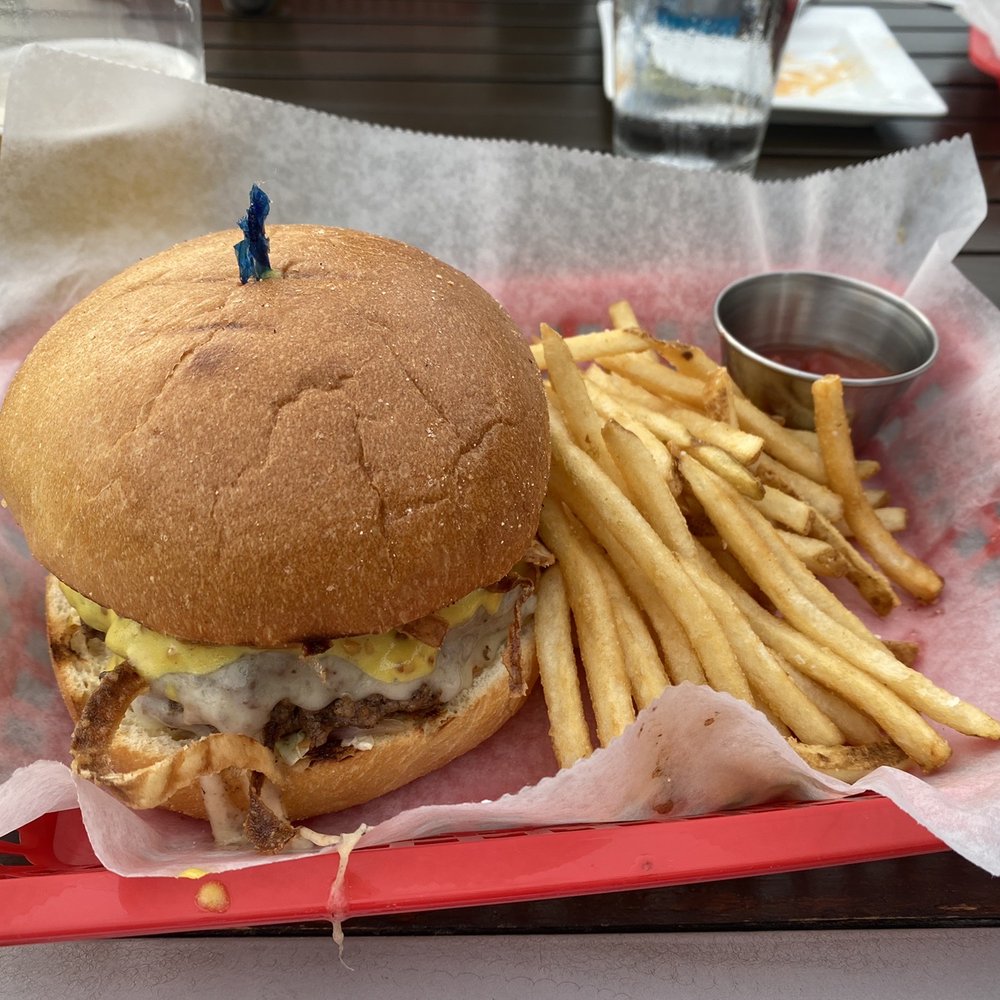 Table 9 - Tuesday night burger 5/26/20 - New American Near Me - Morgantown, West Virginia Table 9 - Tuesday night burger 5/26/20 - New American Near Me - Morgantown, West Virginia
