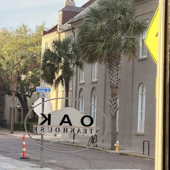 Oak Steakhouse - Front window - Steakhouses Near Me - Charleston, South Carolina Oak Steakhouse - Front window - Steakhouses Near Me - Charleston, South Carolina