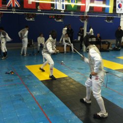 Student fences at local competition.