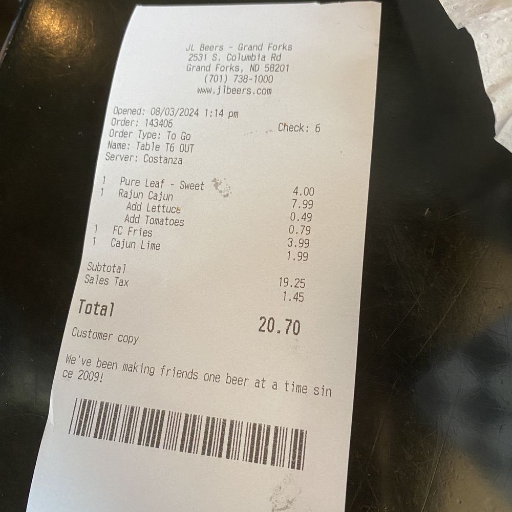 JL Beers - Burgers Near Me - Grand Forks, North Dakota