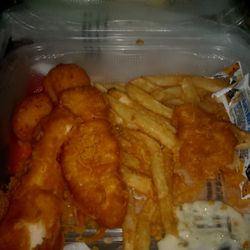 KFC - Chicken planks with fries..