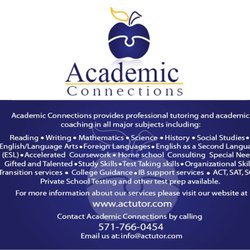 Academic Connections - Our services