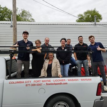 Flow-Tech Plumbing, Heating & Electrical - The crew. - Plumbing Near Me - Columbia City, Indiana Flow-Tech Plumbing, Heating & Electrical - The crew. - Plumbing Near Me - Columbia City, Indiana