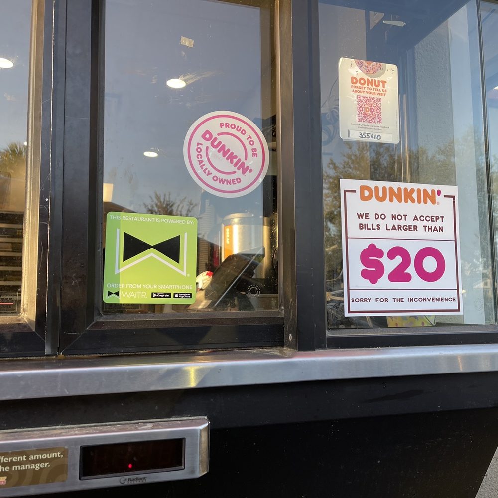 Dunkin' - Service window - Coffee & Tea Near Me - Pooler, Georgia Dunkin' - Service window - Coffee & Tea Near Me - Pooler, Georgia