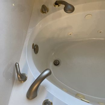 Plumbing Pro Services - The good faucet set they took! Now we have no faucet and big hole in drywall behind tub. And they told AHS to not give us cash out option. - Water Heater Installation/Repair Near Me Plumbing Pro Services - The good faucet set they took! Now we have no faucet and big hole in drywall behind tub. And they told AHS to not give us cash out option. - Water Heater Installation/Repair Near Me