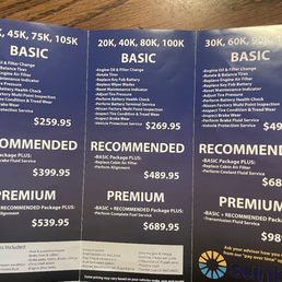 Maintenance Packages Maintenance Packages