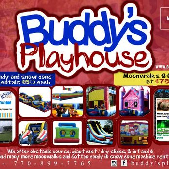 Buddy's Playhouse - Flyer - Party Equipment Rentals Near Me - Jonesboro, Georgia Buddy's Playhouse - Flyer - Party Equipment Rentals Near Me - Jonesboro, Georgia