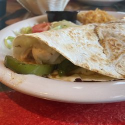 Riviera Maya - Fajita Quesadilla with chicken, packed with chicken and cheese and flavor!