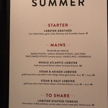 The Keg - Summer specials - Steakhouses Near Me - Edmonton, Alberta