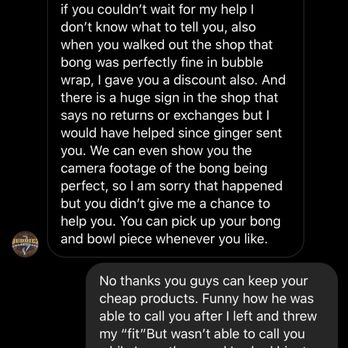Buddiez Smoke & Vape - This was his reply after his employee contacted him. So unprofessional. - Tobacco Shops Near Me - Perris, California Buddiez Smoke & Vape - This was his reply after his employee contacted him. So unprofessional. - Tobacco Shops Near Me - Perris, California