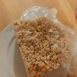 Grand Traverse Pie Company - Rice crispy treat with sprinkles!