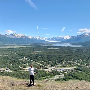 West Butte Trail - Knik Glacier in the distance. Incredible! I was just in admiration of the scenery. - Hiking Near Me - Palmer, Alaska West Butte Trail - Knik Glacier in the distance. Incredible! I was just in admiration of the scenery. - Hiking Near Me - Palmer, Alaska