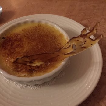 Tracey's - Creme brûlée with thimble berry glass - New American Near Me - Munising, Michigan Tracey's - Creme brûlée with thimble berry glass - New American Near Me - Munising, Michigan