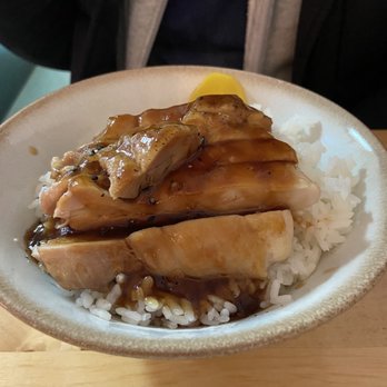 Japanese Bistro Kamome - Chicken Bowl. Nothing fancy... just chicken, rice and sauce - Japanese Near Me - Vancouver, British Columbia Japanese Bistro Kamome - Chicken Bowl. Nothing fancy... just chicken, rice and sauce - Japanese Near Me - Vancouver, British Columbia