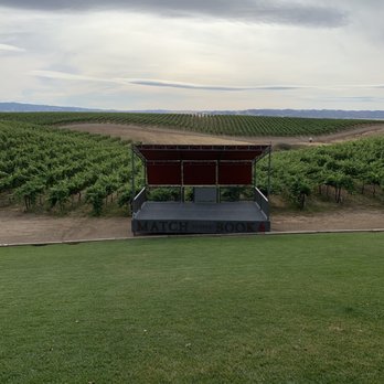 Matchbook Wine Company - A stage for concerts by the vineyard - Wineries Near Me - Zamora, California Matchbook Wine Company - A stage for concerts by the vineyard - Wineries Near Me - Zamora, California