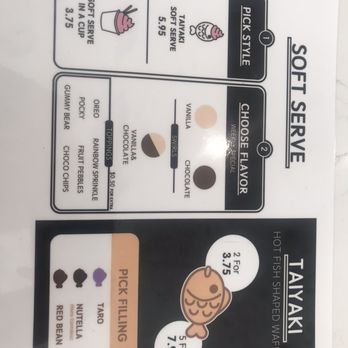 Taiyaki Sweet - Menu - Ice Cream & Frozen Yogurt Near Me - Clearfield, Utah Taiyaki Sweet - Menu - Ice Cream & Frozen Yogurt Near Me - Clearfield, Utah