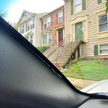 Allstate Auto Glass - Driver side of the windshield where you can see the excess adhesive. - Auto Glass Services Near Me - Falls Church, Virginia Allstate Auto Glass - Driver side of the windshield where you can see the excess adhesive. - Auto Glass Services Near Me - Falls Church, Virginia