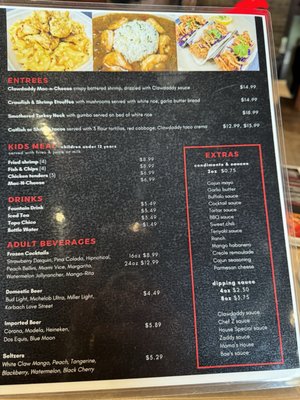 Menu photo 2 Clawdaddy Houston, TX
