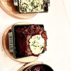 Council Oak Steaks & Seafood - Creamed Spinach,Duck Fat Potatoes and Red Cabbage