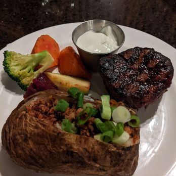 CUT Casual Steak & Tap - 6oz filet mignon and baked potato - Steakhouses Near Me - Saskatoon, Saskatchewan CUT Casual Steak & Tap - 6oz filet mignon and baked potato - Steakhouses Near Me - Saskatoon, Saskatchewan