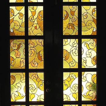 McLean Stained Glass Studios - DOORS OF GOLDEN LIGHT - Windows Installation Near Me - McLean, Virginia