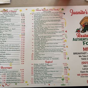 Juanito's Place - Mexican Near Me - Lancaster, California