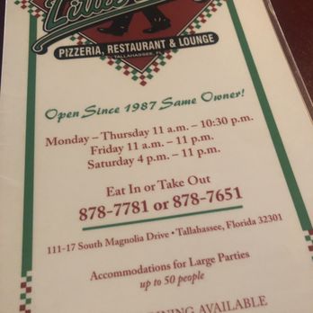 Little Italy - Menu - Italian Near Me - Tallahassee, Florida Little Italy - Menu - Italian Near Me - Tallahassee, Florida