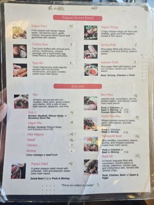Menu photo 1 Saigon Eatery Torrance, CA