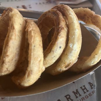 Farmhaus Burger - Onion rings - Burgers Near Me - Augusta, Georgia
