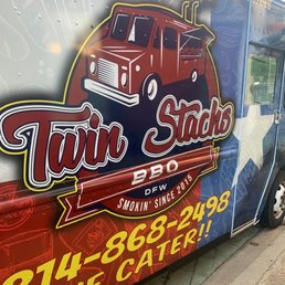 the side of a food truck the side of a food truck