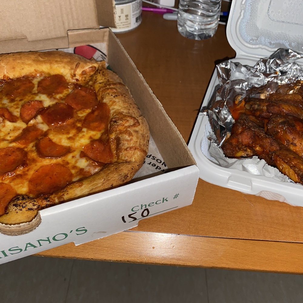Pepperoni pizza Buffalo Wings