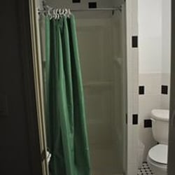 A Friendly Inn at Harvard Square - Creepy plastic bathroom.