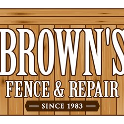 Brown's Fence & Repair