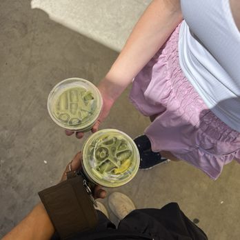 Fourtillfour - iced matcha lattes with coconut syrup and almond milk - Coffee & Tea Near Me - Scottsdale, Arizona