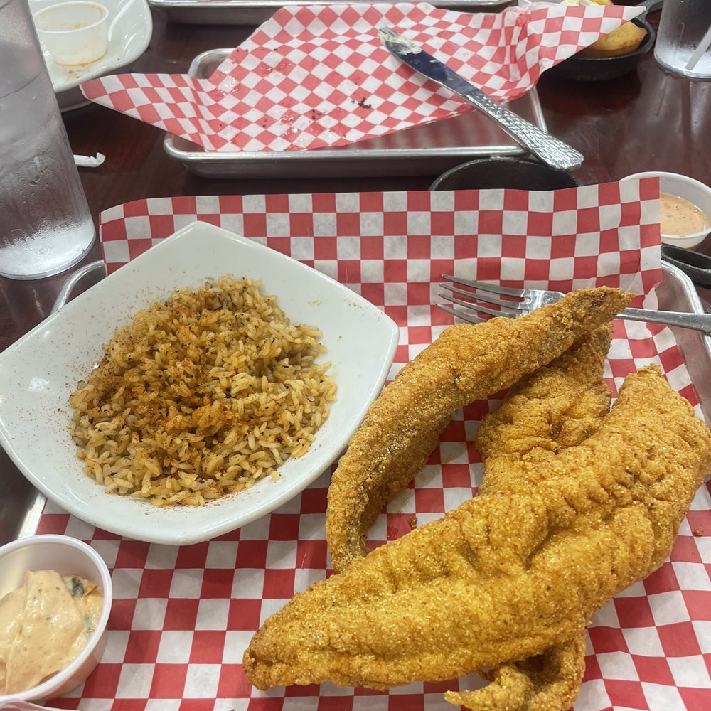 Southern Gourmet Kitchen - Catfish and Cajun rice - Southern Near Me - Plano, Texas Southern Gourmet Kitchen - Catfish and Cajun rice - Southern Near Me - Plano, Texas