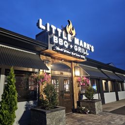 Exterior outside entrance of Little Mark's BBQ & Grill - Vernon, Connecticut Exterior outside entrance of Little Mark's BBQ & Grill - Vernon, Connecticut
